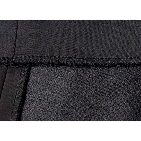 Vintage 90s KAY UNGER New York Sleek Black Knee Length Pencil Skirt Lined Size 2 - Picture 2 of 9